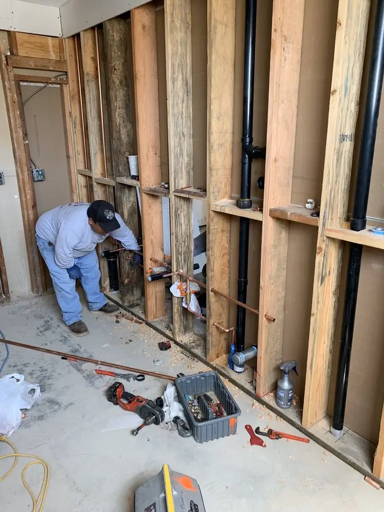 Commercial rough-in plumbing for Commercial Plumbing in Zellwood